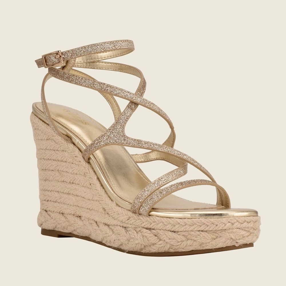 gold guess hirani wedges